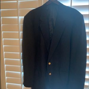 Scott Magee Navy Sport Coat orig gold buttons 46L